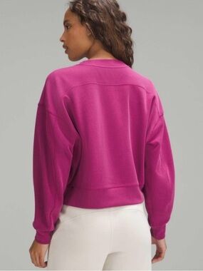 Lululemon Softstreme Perfectly Oversized Cropped Crew sweatshirt 6